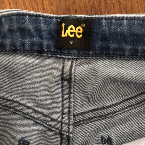 LEE high waist vintage mom jean shorts cutoffs - Picture 5 of 8